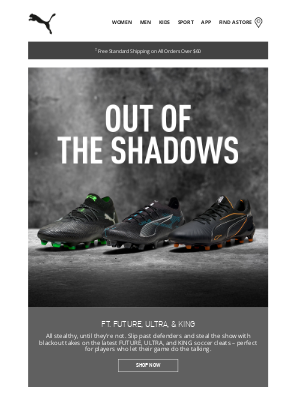 PUMA USA - Stealth Mode: FUTURE, ULTRA, & KING Eclipse Edition