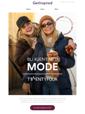 Get Inspired (Norway) - Si hei til Mode-kolleksjon fra Twentyfour! 👋😍