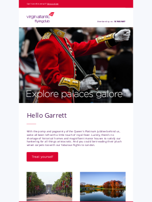 Virgin Atlantic (UK) - Enjoy a right royal summer with us