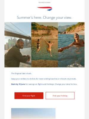 British Airways (United Kingdom) - The Original Sale is back, Kimberly