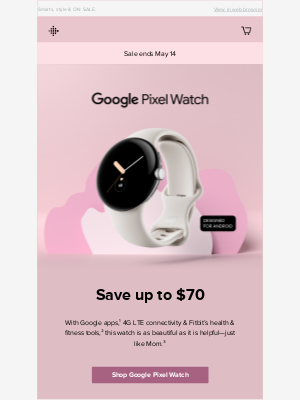 Fitbit - Google Pixel Watch is up to $70 off ❗️