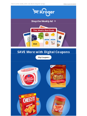The Kroger Co. - Starting Now: New Weekly Ad Deals 🚦 | Use 5 Times Coupons
