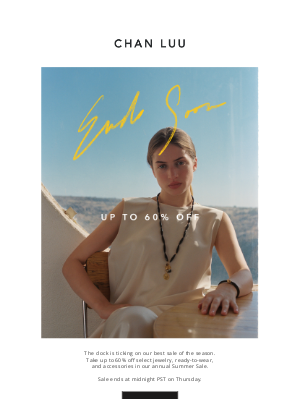 chanluu.com - Sale: Ends Soon