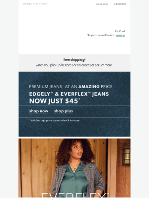 Maurices - Everflex™ jeans on sale? No notes 🙌