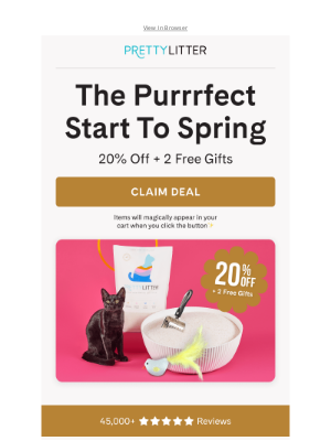 PrettyLitter - Collect Your Freebies Before It's Too Late