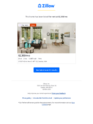 Zillow - New Rental Listing: 21507 42nd Ave S APT E2, Seatac, WA 98198 matches your 'Seatac WA' Saved Search.