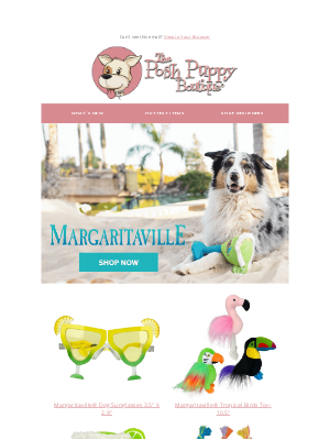 Posh Puppy Boutique - Escape to Margaritaville ☀️🌴