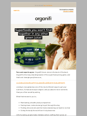 Organifi - 30% Savings and Free Shipping!