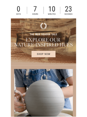 Farmhouse Pottery - 🟤🟠⚪ Final Hours: The Mud Season Sale
