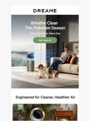 Dreame Tech - ✨Time to Get a Dreame Purifier for Your Space This Pollution Season! 🌿