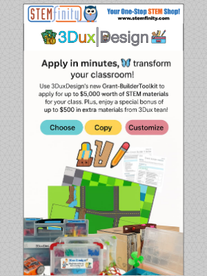 STEMfinity - Explore 3DUX New Grant-Builder Toolkit