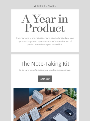 Grovemade - The Year in New Products