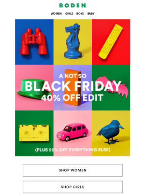 Boden USA - Black Friday: 40% off starts NOW 🚨