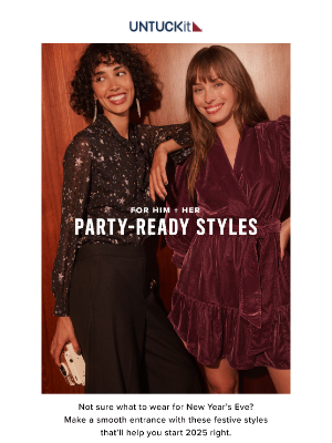 Dress to Impress With These Party-Ready Styles