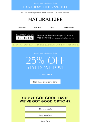 Sam Edelman - 25% off for Insiders ENDS TONIGHT!