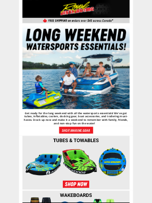 Royal Distributing - Long Weekend Watersports Essentials 🌊