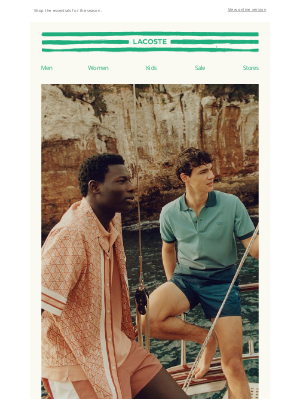 Lacoste - Summer Looks Have Arrived.