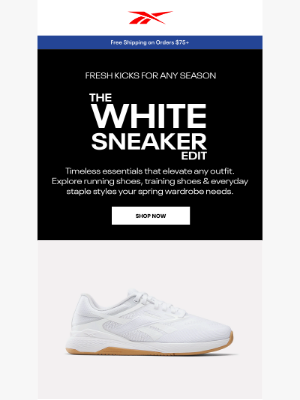 Reebok - 🤍 The White Sneaker Edit