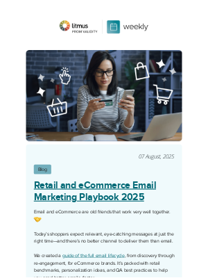 Litmus - Ecommerce email playbook, a marketing pup, and more