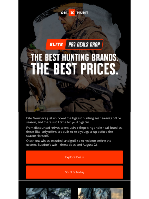 onXmaps - Unlock Elite-Only Deals on Top Hunting Gear