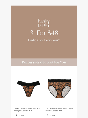 Hanky Panky - The Undie Deal Everyone Loves