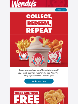 Wendy's - Turn your bites into points 😋