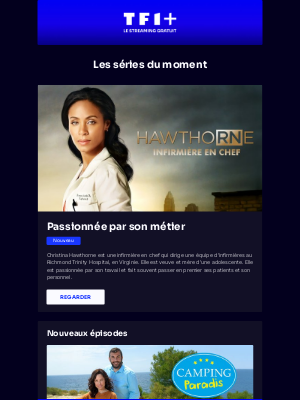 TF1 Replay (France) - 🎬 Nouveaux épisodes de Camping Paradis, Rebecca, Crossfire...