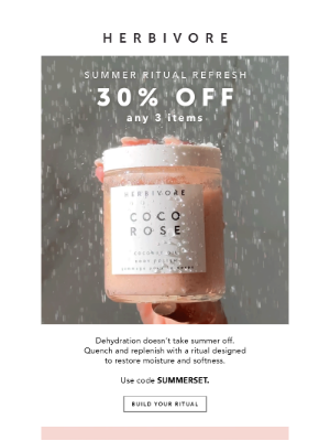 Herbivore Botanicals - Dewy days ahead ⛱️ 30% off