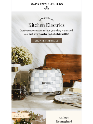 MacKenzie Childs LLC - JUST IN: Introducing Kitchen Electrics