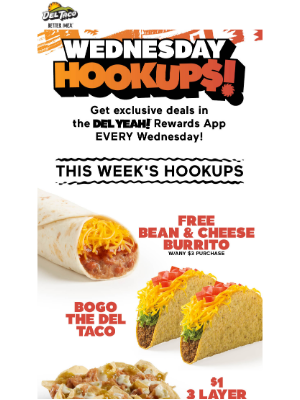 Del Taco Restaurants - A NEW week of DEALS! 🌮