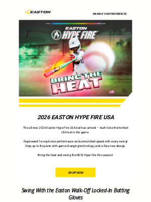 Easton Slowpitch - The Hottest NEW Hype Fire USA Bat is Here