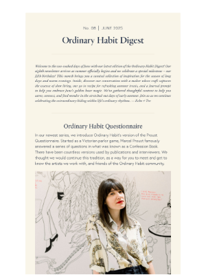 Ordinary Habit - Ordinary Habit Digest 08 🧡