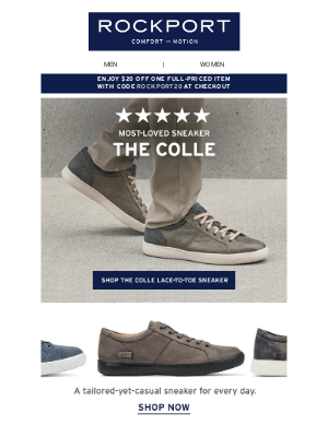 Rockport Company - Meet our Colle Sneaker