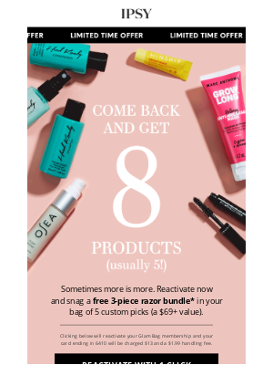 ipsy - IPSY sent you a free gift.