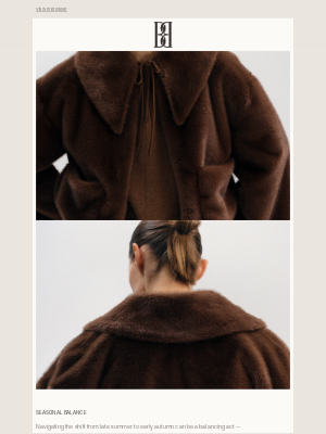 By Malene Birger (Norway) - In between seasons: Styled balance
