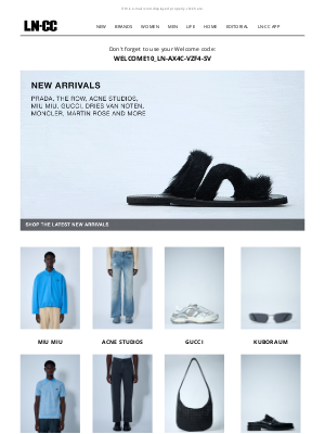 LN-CC - New Arrivals: Direct From The Atelier