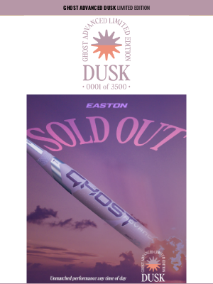 Easton Slowpitch - The Ghost Advanced Dusk Is SOLD OUT