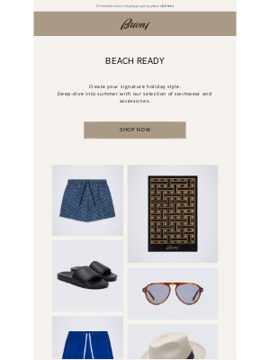 Brioni - Beach ready