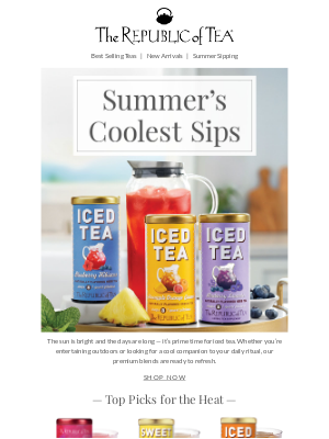 The Republic of Tea - Summer’s Coolest Sips