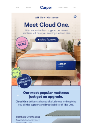 Casper - ICYMI: The Cloud One is here