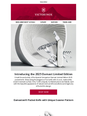 Victorinox - Introducing the 2025 Damast Limited Edition