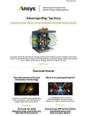 ANSYS - Fusion Energy: Running on Star Power with Simulation