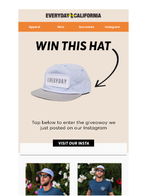 Everyday California - You can win a free hat Mary