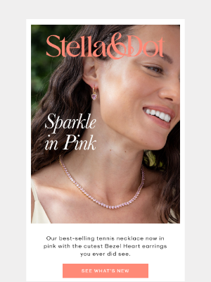 Stella & Dot - It’s here! Your favorite necklace now in pink