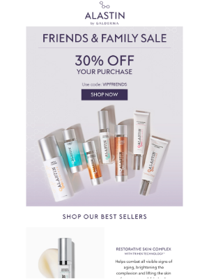ALASTIN Skincare - 30% Off Your Purchase for 3 Days Only!