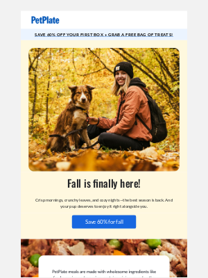 PetPlate - Happy Fall, Y’all! We have FREE Treats!