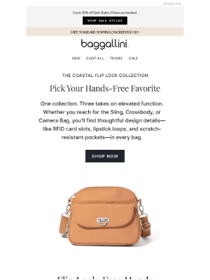 baggallini - The Elevated Way to Go Hands-Free