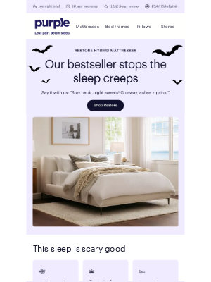 Purple - Losing teeth? I mean...losing sleep?