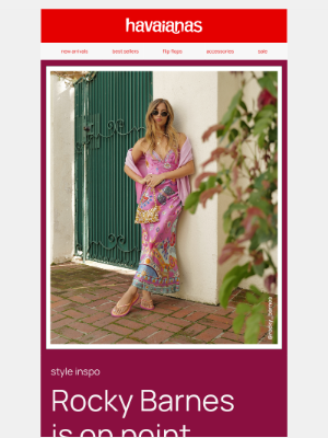 Havaianas - how @rockybarnes wears the new Slim Point