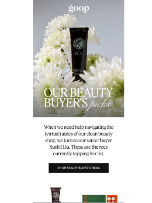 Goop - our beauty buyer's February picks